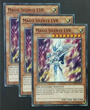 Set 3 Carte : MAGO SILENTE LV8 in Italiano / Comune YUGIOH