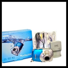 Canon PowerShot D10 12,1 megapixel fotocamera digitale - caricatore impermeabile blu argento