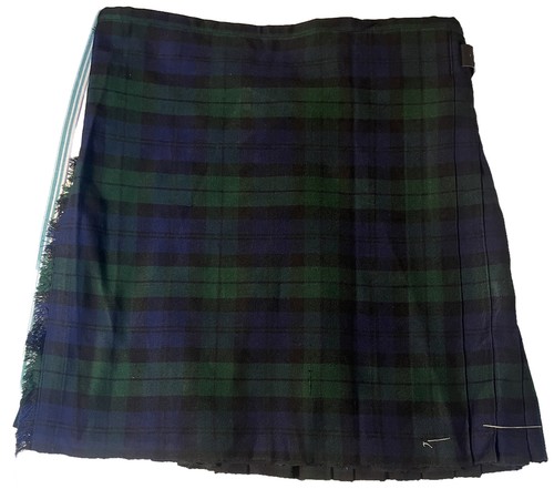 Black green tartan - &,