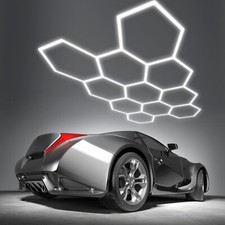 11 x lampada LED Hexagon tubi officina garage parete soffitto lampada illuminazi