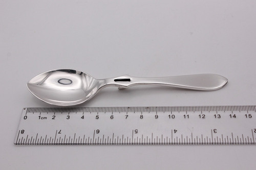 Cucchiaio gancio miele - , argento