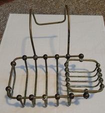 ANTIQUE  Brass Swivel Soap and