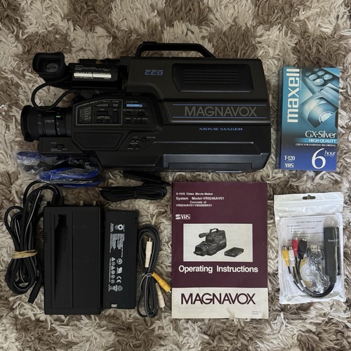 Videocamera vhs magnavox - videocamera,