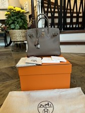 Hermes Birkin 25 In Etoupe