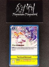 Digimon TCG Tactical Retreat! BT4-105 Pre-Release Promos: Great Legend NM ENG