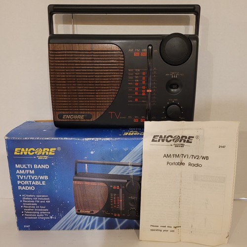 Radio portatile encore vintage - radio,