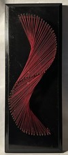 retro STRING ART WALL HANGING