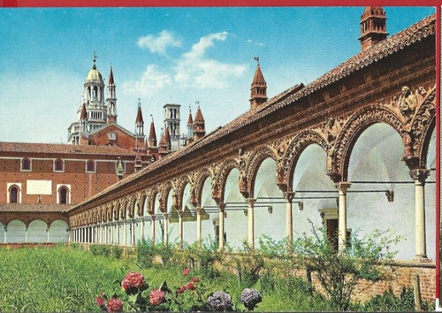 Cartolina italia certosa - nv,