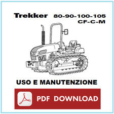 LANDINI Trekker 80 90 100 105 CF C M Manuale uso manutenzione istruzioni ITA