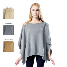 Mantella poncho maglione - mantella,