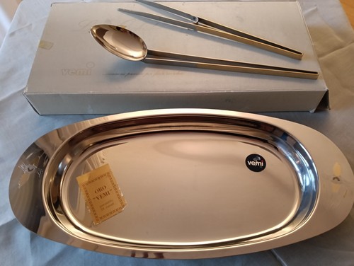 Vassoio portata inox con - vassoio,