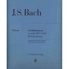 Bach violinkonzert a moll - j.s., a-moll