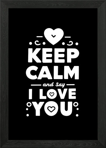 Keep calm and - keep, love