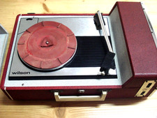 Giradischi Wilson Milano anni 50 fonovaligia  Vintage Leggere