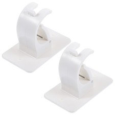  2 pezzi aste per tende senza