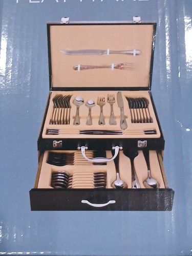 Set posate acciaio inox - set,