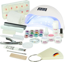 | Starter Set Di Gel UV Salone per Manicure Bianco | Kit Semipermanente Gel Comp