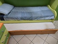 letto singolo con letto