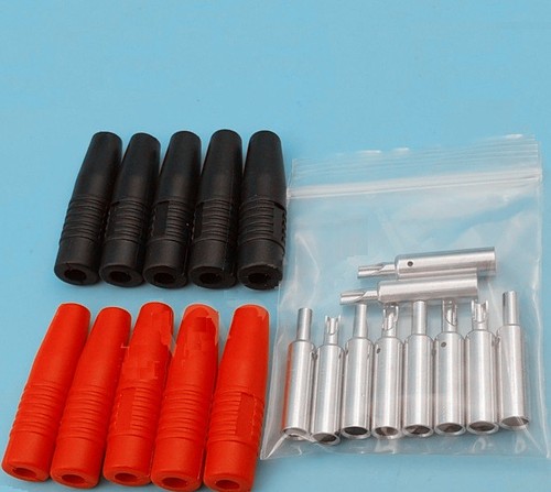 10pz connettore spina jack - spina,