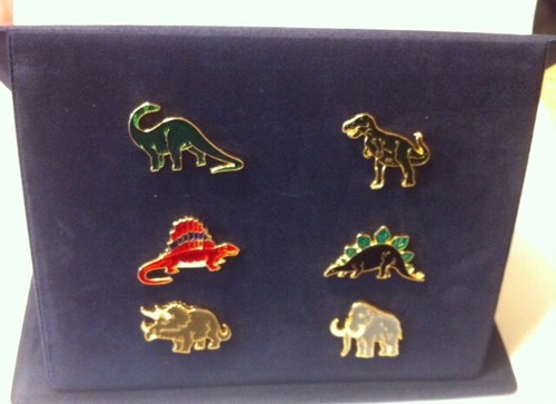 Dinosauri collezione pins - dinosauri,
