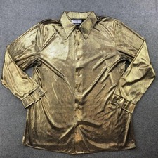 Charades Camicia Uomo XL Oro
