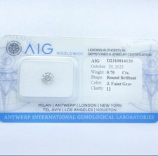 Diamante naturale 0,70 ct J/I2