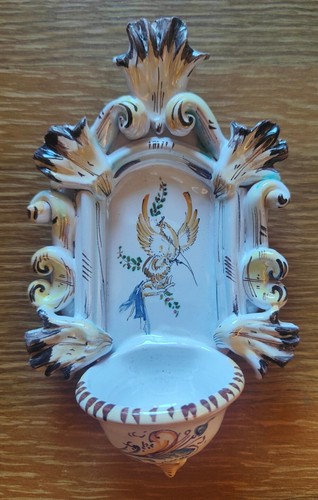 Acquasantiera ceramica - acquasantiera,