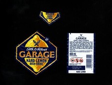 Garage Hard Lemon Beer Drink (Carlsberg) 400 ml - set etichette 