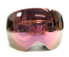 Oakley Snow Googles Flight Deck L OO7050-C2 bianco opaco Prizm oro rosa iridio