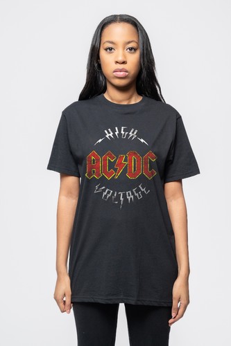 Shirt unisex nera alta - ac/dc,