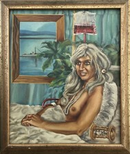 Femminile Nudo IN Letto