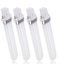 4 Bulbi Da 9 Watt Per Lampade Uv Gel Ricostruzione Unghie Semipermanente Lampada