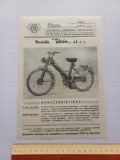 Itom Unim 48 rullo 1953 depliant originale