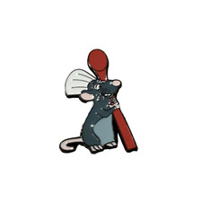 Ratatouille Chef Rat Pin