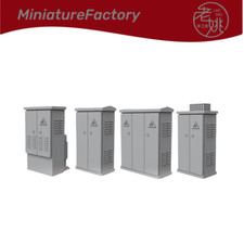 Armadio trasformatore di potenza calibro HO 1:87 per modellismo ferroviario espositore prop