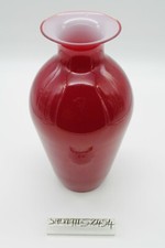 Vaso Vetro in Opalino - Rosso