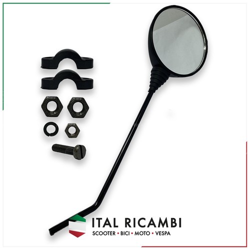 Specchio retrovisore nero - specchio,