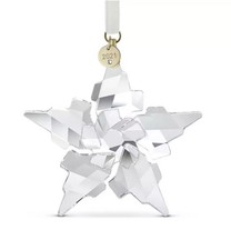 Swarovski Decorazione Natalizia Edizione Annuale 2021 Grande Trasparente #5557796 Nuovo con Scatola