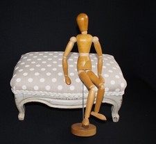 GRAZIOSO POGGIAPIEDI IN STILE PROVENZALE SHABBY CHIC COUNTRY RESTAURATO