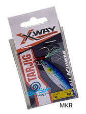 KALIKUNNAN X-Way Tarjig Metal Jig Munito di 1 Amo 15gr  Colore: MKR