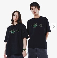 T-shirt Godzilla + Lacoste My Lacoste Art Program Vol.9 nera taglia M Giappone nuova