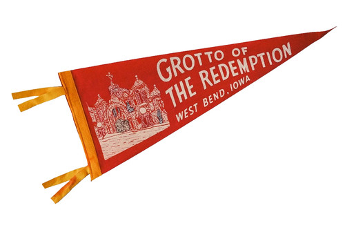 Pennant vintage anni - , grotta