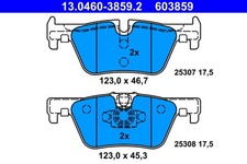 ATE 603859 PASTIGLIE FRENO