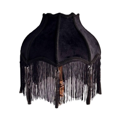 Paralume con frange decorativo - con,