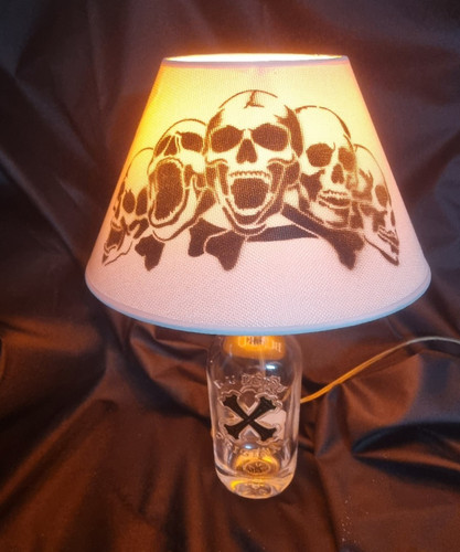 Lampada abat jour bottiglia