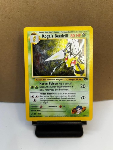Pokemon koga beedrill holo - koga's,