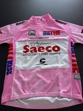 Maglia Rosa Ciclismo Giro D’Italia 2003 Originale Gilberto Simoni Firmata A Mano