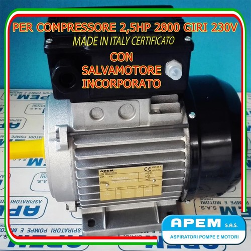 Motore elettrico monofase per - monofase,