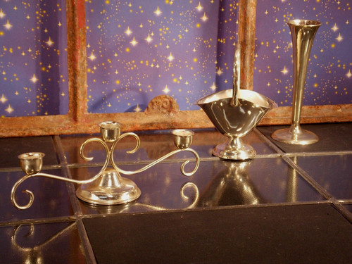 Antico candelabro argento - candelabro,