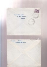 busta intestata a GIUSEPPE ZIGAINA VIAGGIATA VERSO MILKO BAMBIC arte trieste